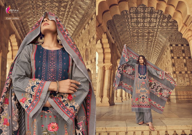 Noor E Jahan By Kesari Lawn Karachi Cotton Dress Material Wholesale Shop In Surat